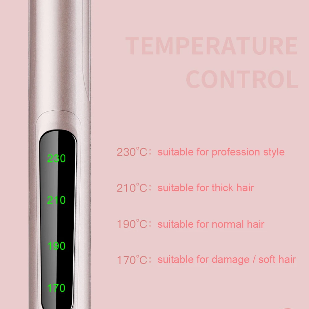 Description Picture 6 of itemProfession Hair Straightener Ceramic Coating Plate Fast Heating Hair Flat Iron 230? Dual Voltage Curling Irons Hair Styling Tool