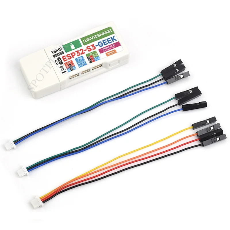 Placa do Desenvolvimento do Lcd da Cor Dongle do Usb Esp32-s3 Geek 114 65k Esp32-s3r2 St7789 - Imagem 6