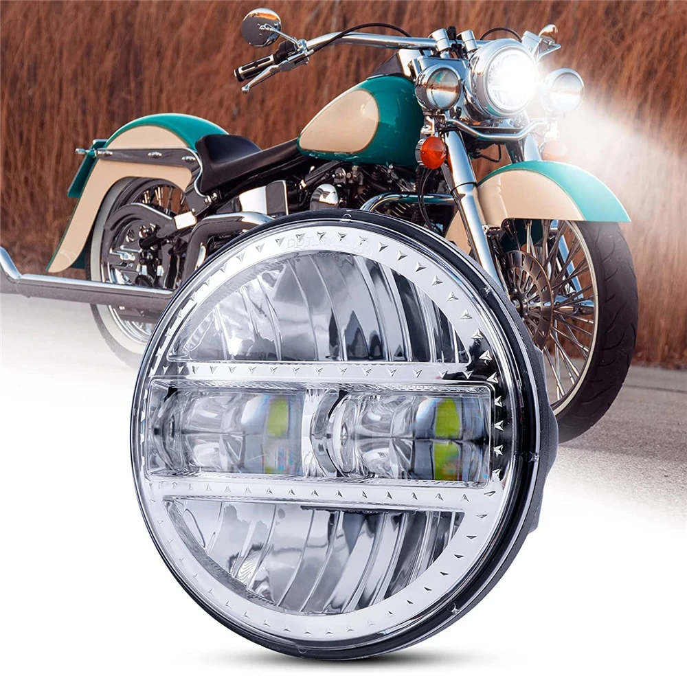 Светодиодная фара 5 75 дюйма для мотоцикла проектор фар Harley Davidson Sportster Dyna XL 883C 1200C FXD