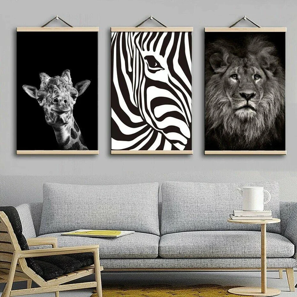 1 Set Wood Diamond Painting Poster Hanger Canvas Painting Frame  Art Craft Hanging Frame Poster Frame  Photo Cuadros Para Fotos