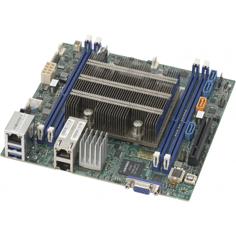 For Supermicro For X11SDV-4C-TLN2F 4-core ITX Motherboard 10GbE Network Port Soft Route Virtualization Perfect Test Good Quality 5 For Supermicro For X11SDV-4C-TLN2F 4-core ITX Motherboard 10GbE Network Port Soft Route Virtualization Perfect Test Good Quality - Image 3