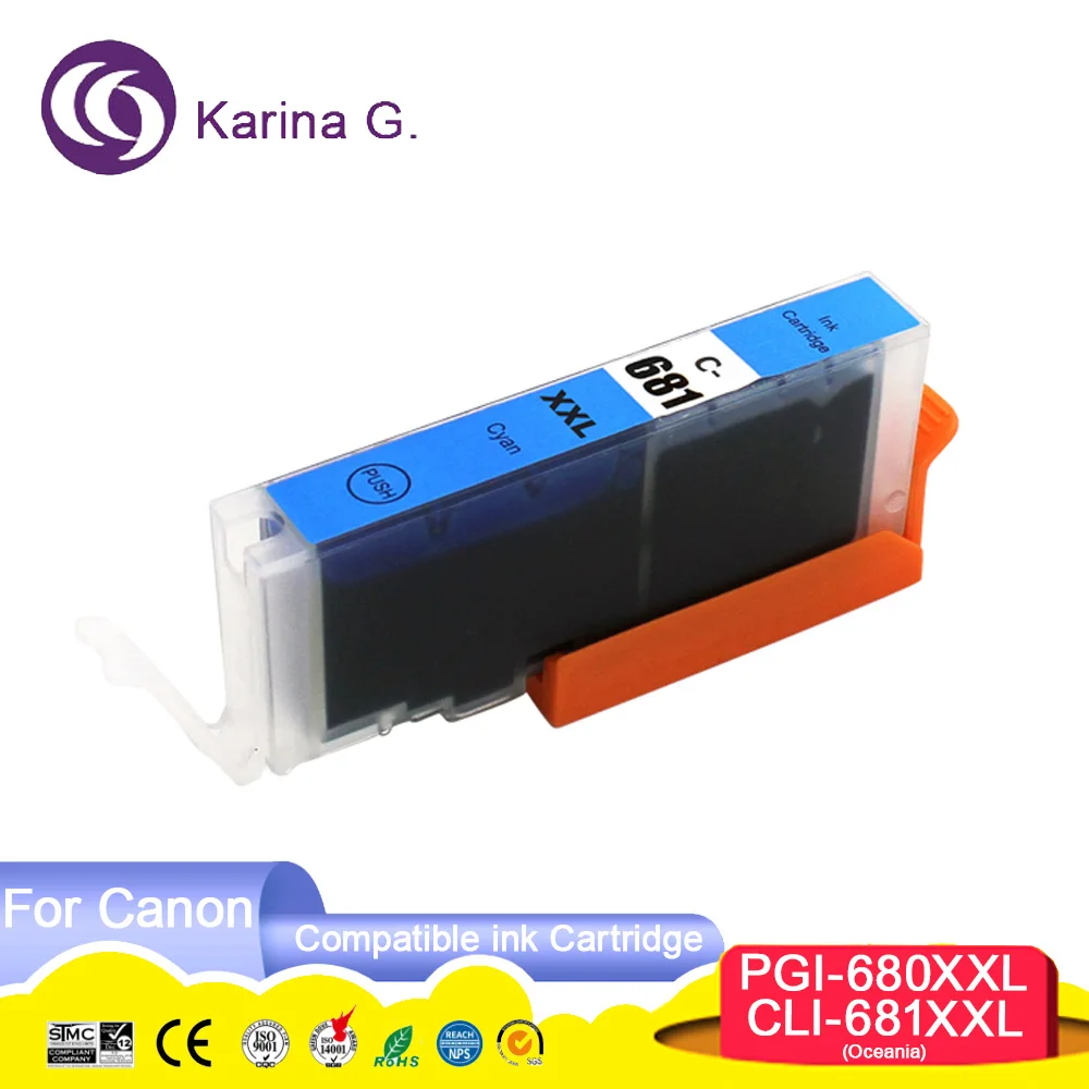 PGI 680 CLI 681 XXL 680XL 681XL PGI680 CLI681 PGI-680 CLI-681 Compatible Ink Car
