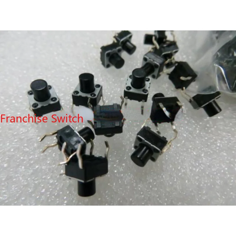 10PCSHigh Temperature Resistance And Long Life EVQPAE07K Tact Switch Button 6*6*7 10pcs high temperature resistance tact switch evqpae05r button micro motion 6 6 5