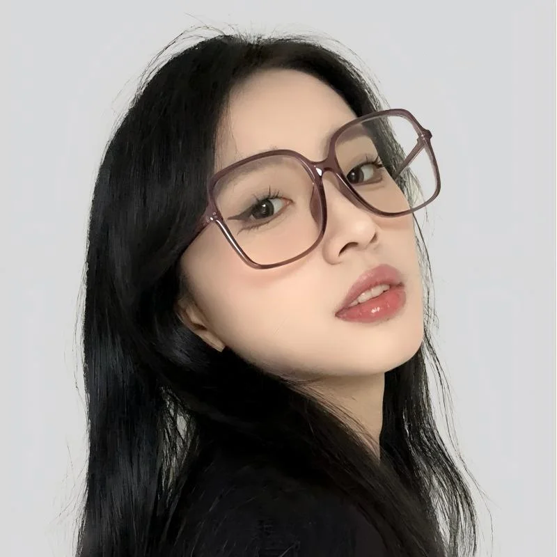 Women Prescription Oversized Minus Glasses Blue Light Blocking Short-sight Eyeglasses High Definition Near Sight Eyewear To -4.0 - 2
