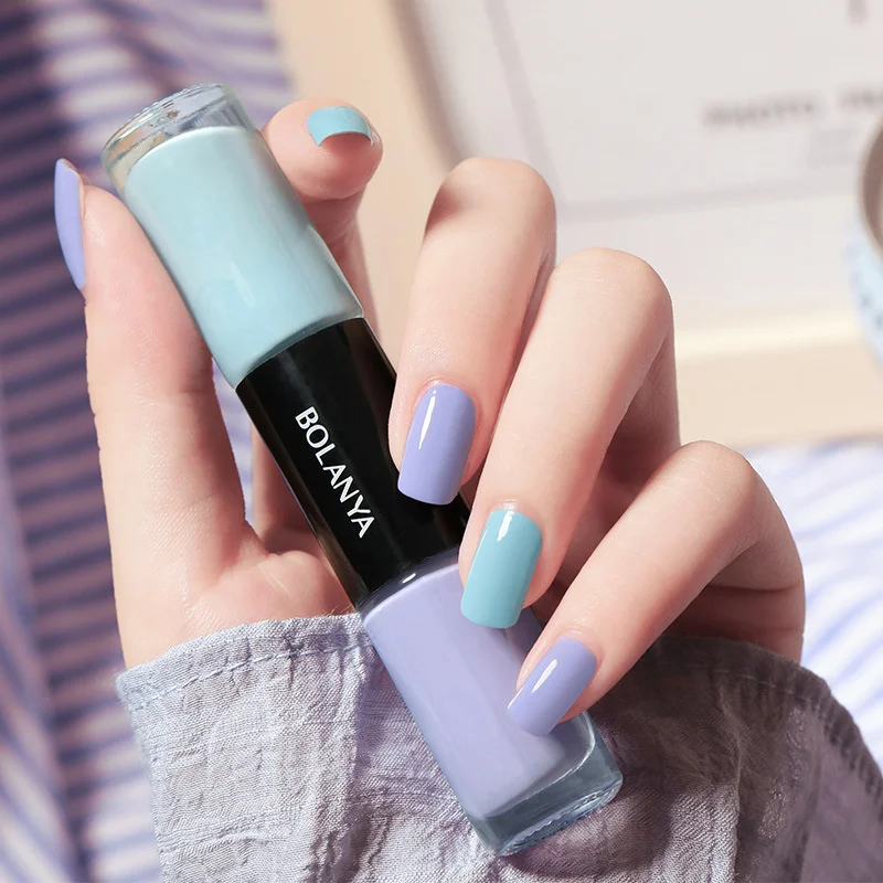 Nail Polish Double-Head Nail Polish Quick Drying Without Baking Durable Non-peeling All for Manicure
