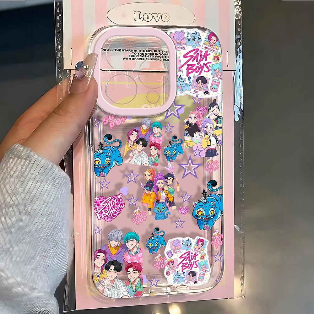 Transparent Soft TPU Back Cover Featuring Popular Girl Group Design