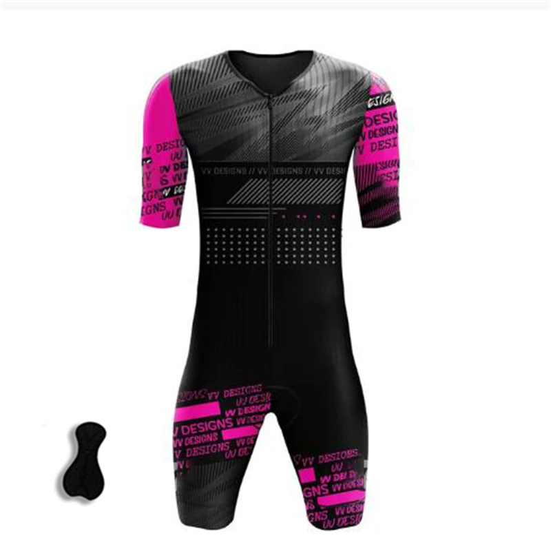 Custom Sportswear Short Sleeve Digital Sublimated Printing Bicycle Clothes With Special Light Material Shirts Triathlon Jumpsuit | Спорт и