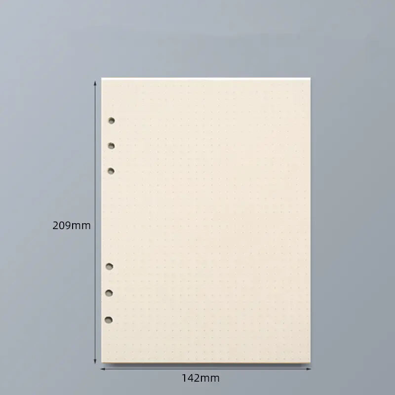 45 Sheets A5 A6 A7 Loose Leaf Notebook Refill Spiral Binder Inner Page Line Blank craft  Grid Inside Paper Stationery - Image 12