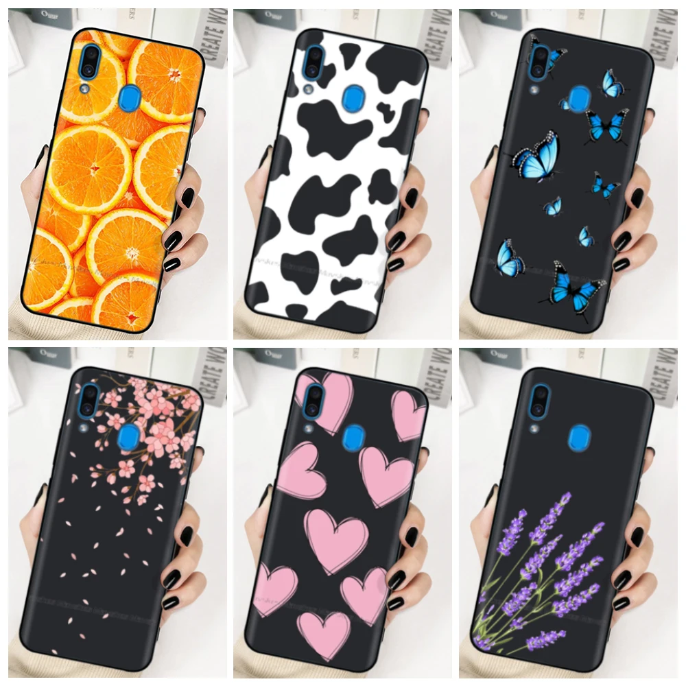 

For Samsung Galaxy M20 Case M 20 Phone Cover Coque Black Soft Silicone Case for Samsung Galaxy M20 M 20 SM-M205F Back Cover