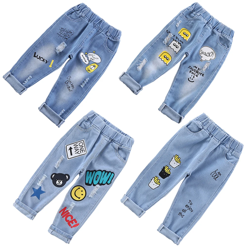 

Summer Baby Boys Denim Shorts Fashion Hole Children Jeans South Korea Style Boy Casual Cowboy Pants Child Toddler Beach Pants