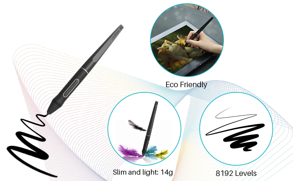 huion stylet sans batterie pour huion kamvas pro pro pro kamvas