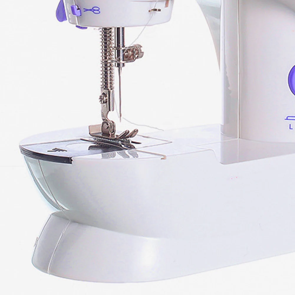 가벼운 미니 수동 재봉틀, 휴대용 재봉틀, 가정 및 여행용, 2 기어