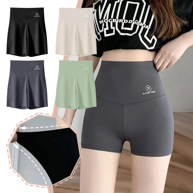 Womens High Waist Summer Shorts Slip Shorts For Under Dresses Seamless  Fitness Yoga Shorts Elastic Tummy Control Workout Sh E0V2 - AliExpress