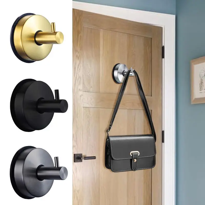 Shower Hooks For Inside Bathroom Robe Towel Holders Hanger Hooks Wall Stainless Steel Clothes Hanging Shower Accessories