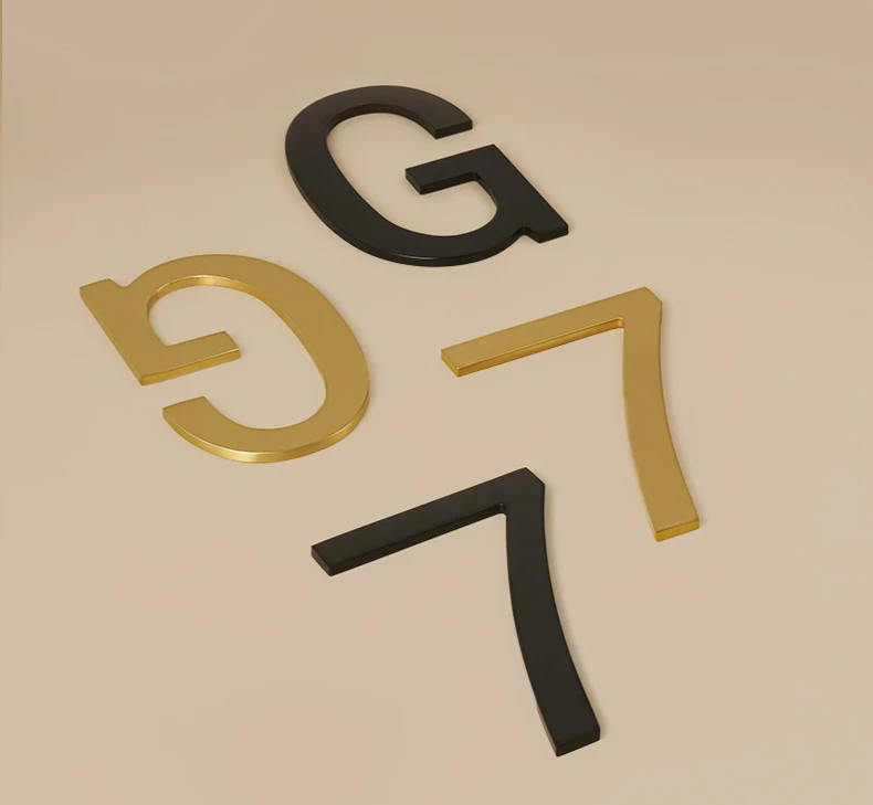 Maßgeschneidertes großes Türschild DOOROOM Messing Schwarz Kupfer Zeichnung Farbe Büro Unternehmen Park Nummer Buchstaben Schild Unterschrift Geschenk – Detail 12