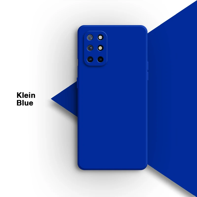 Elegant Soft Silicone Square Bumper Phone Case - Solid Color Protective Cover