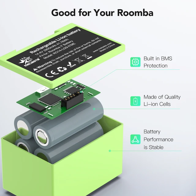 Bateria Roomba Serie E / I