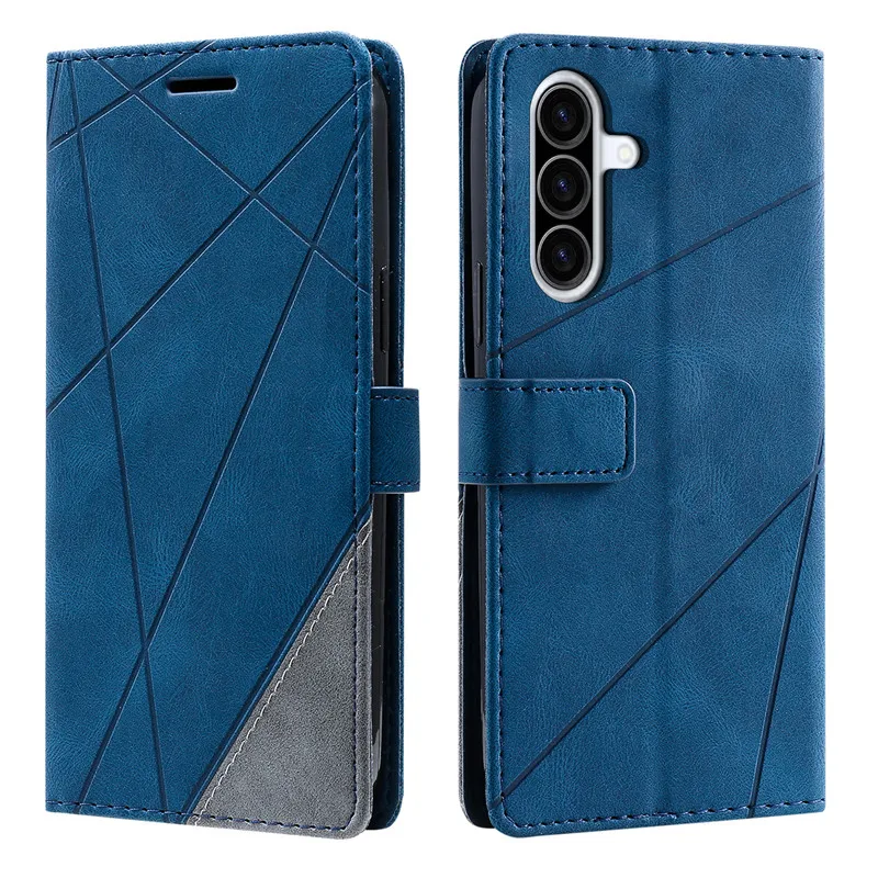 Flip Magnetic Leather Wallet Stand Phone Case - Premium Protective Cover with Stand Function