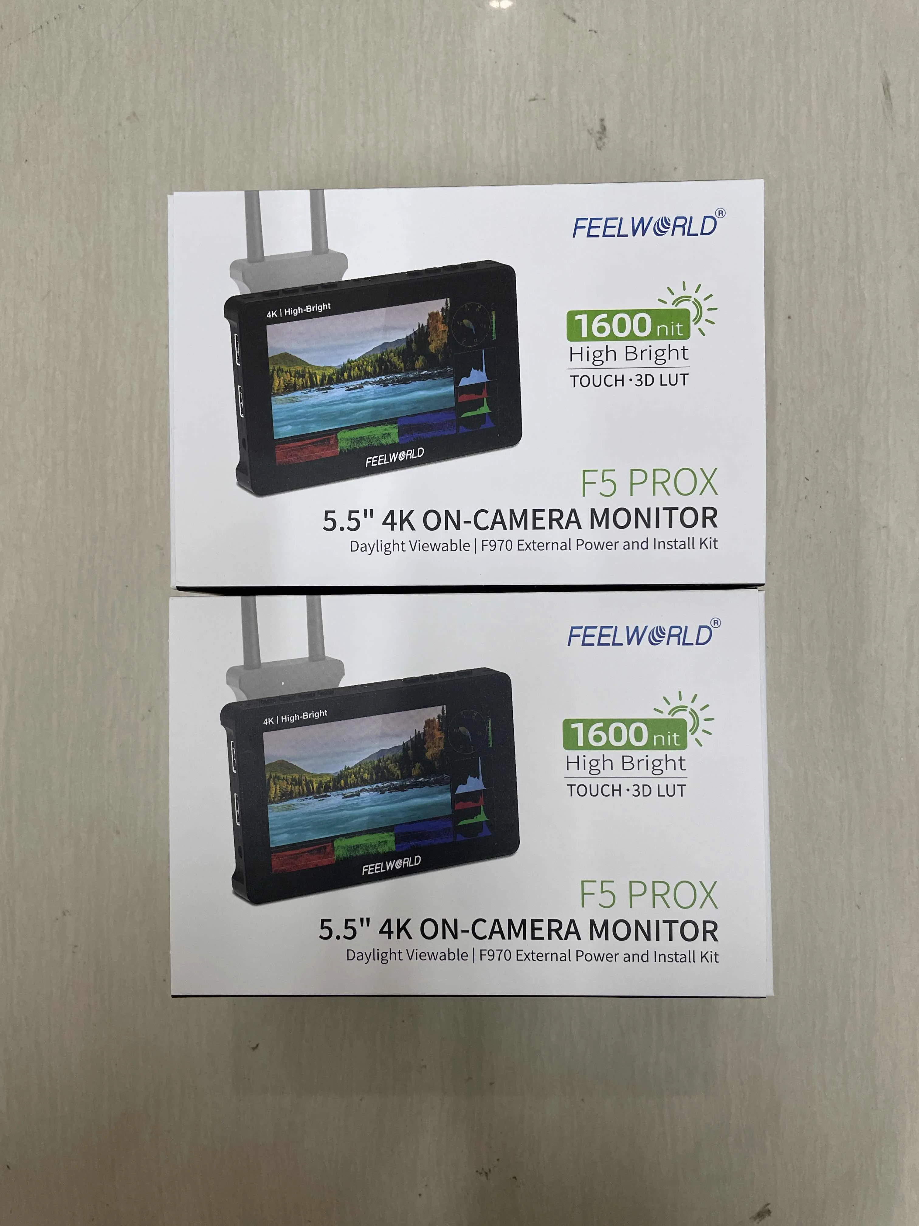 FEELWORLD F5 PROX 5.5'' High Bright Camera Field Monitor Touch Screen 1200nit 1920*1080 1000:1 Brodcast Monitor for Film Studio
