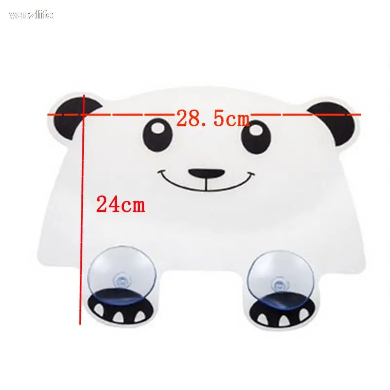 Vanzlife Cute Panda sink water splash proof water pool baffle kitchen gadget plate with suckers retaining plate