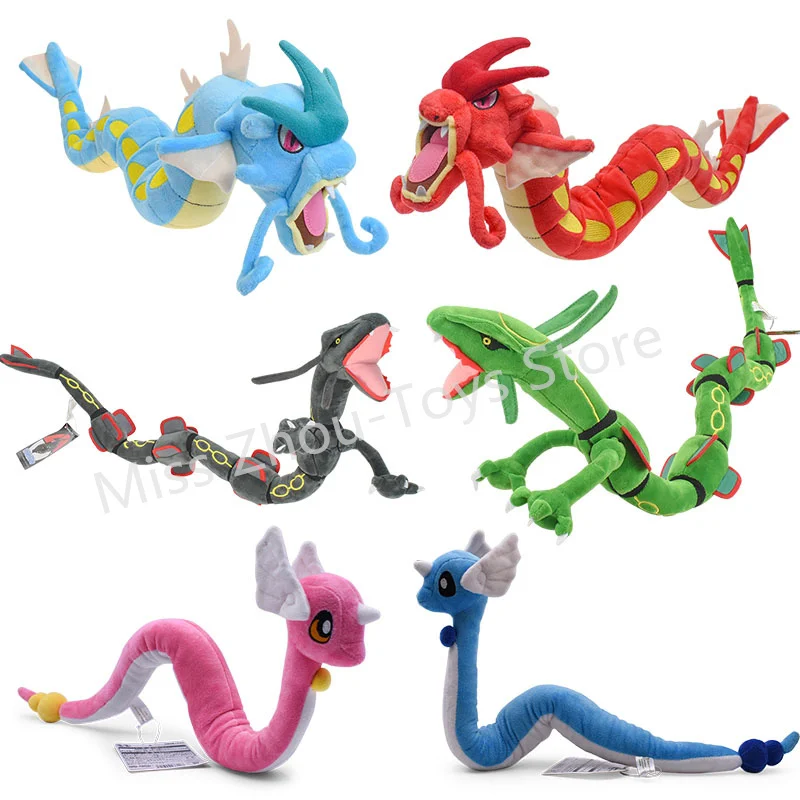 Shiny Rayquaza Peluche Pokemon Go Dragon Rayquaza Soft Stuffed Toy Anime  Figure Quality Plush Doll Toys Gift for Boy Girl - AliExpress