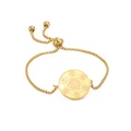VASSAGO Metatron's Cube Bracciale da Donna Sacra Geometria Sigilli di Angelo Arcangelo Braccialetti Regolabili con Perline Colorate Amuleto Gioielli (Argento-B1