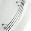 Corner Whirlpool Bathtub, Triangular Glass Spa Pool, 59 Inches Long X 59 Inches Wide X 25 Inches High Bathtubs & Whirlpools 3