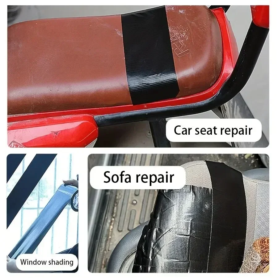 Waterproof Leather Repair Patch Tape for Outdoor Use,Ideal for Motorcycle Seat Cushion, Car Seat, Sofa Repair and Window Shading