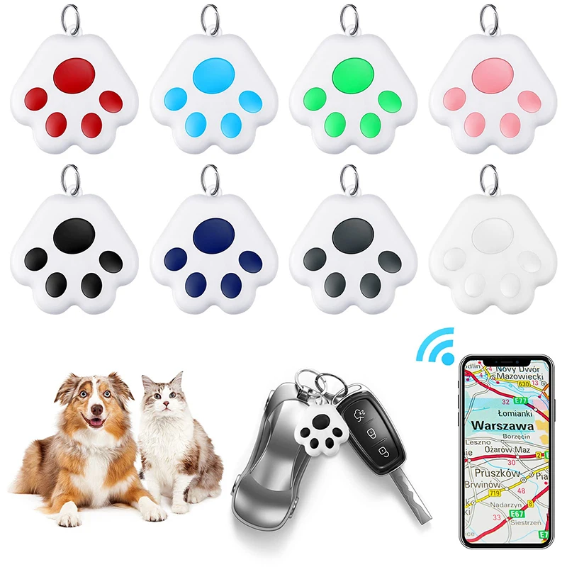 Gps Tracker Smart Bluetooth Mobile Phone Alarm Dog Claw Key Chain Pendant Two-Way Search Locator Anti Loss Device