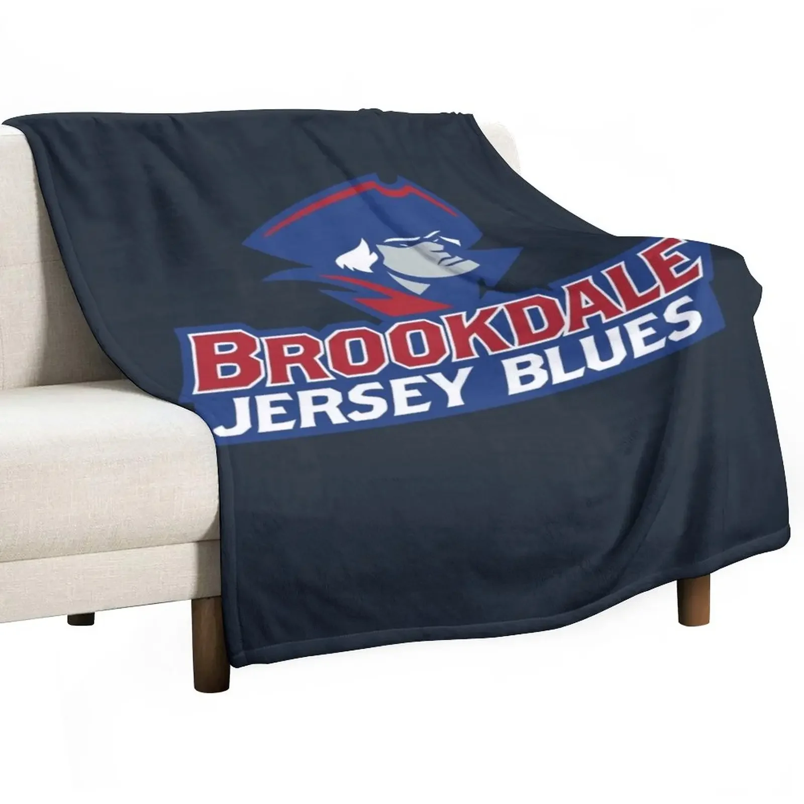 

Brookdale CC Jersey Blues Throw Blanket Quilt halloween Blankets
