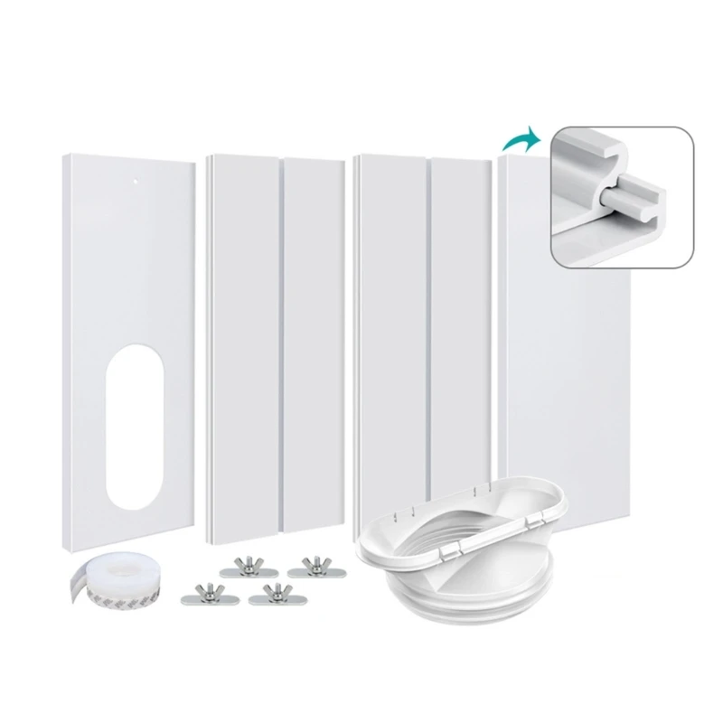 

Portable Air Conditioner Window Vent Adjustable Sliding Door Window Seal