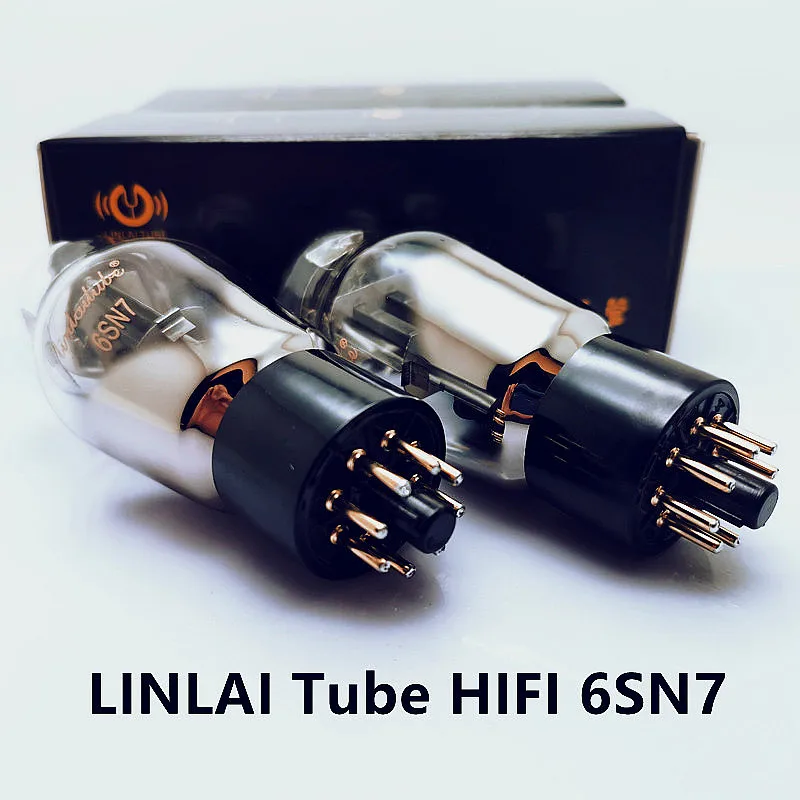 LINLAI 6SN7 Vacuum Tube Replace 6H8C 6N8P CV181 Electronic Tube Amplifier HIFI Audio Amplifier Matched Quad