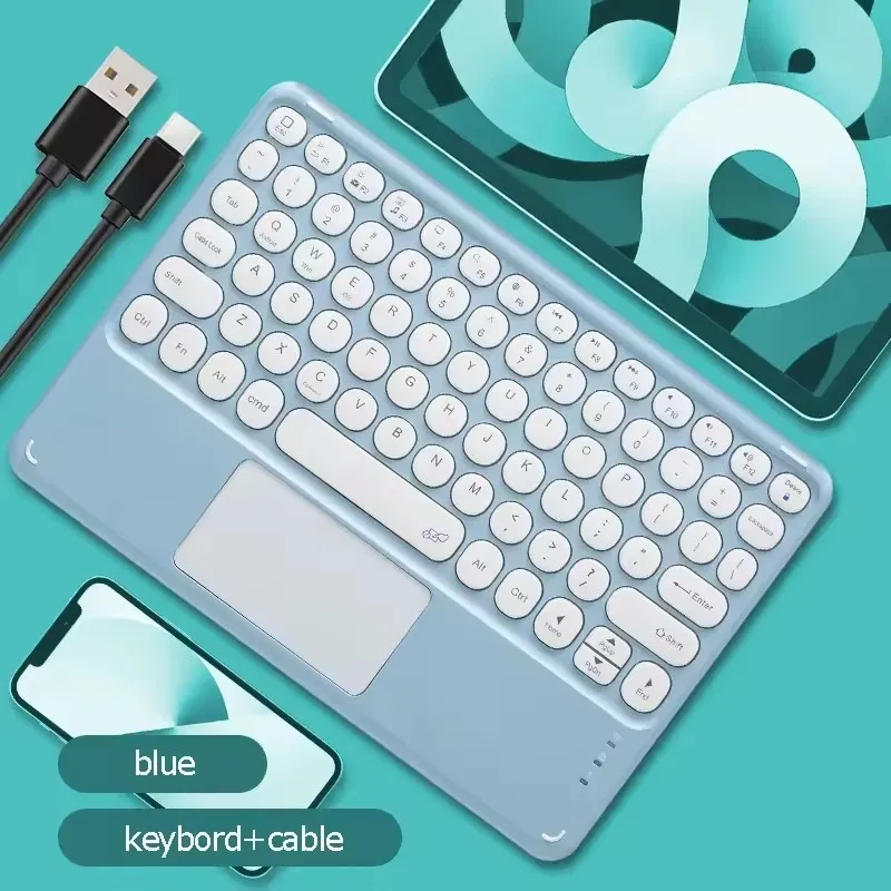 Universal Touch keyboard for iPad Air 13 M3 11th Gen 11 inch A16 Tablet Keyboard for Huawei Matepad 11.5 Bluetooth Keyboard