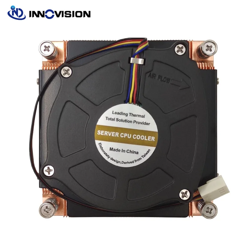 Cpu Ventilador Ativo Cooler Dissipador de Calor para Intel Lga1150 Lga1151 Lga1200 75x75 mm Buraco Espaçamento Tdp até 125w Novo 1u Lga115x - Imagem 6