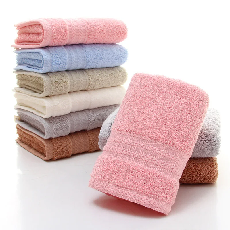 100% Cotton Pure Thick Adult Towels Soft Absorbent Towels for Absorbent Bath Face Microfiber Shower Bathroom Family Hotel 6