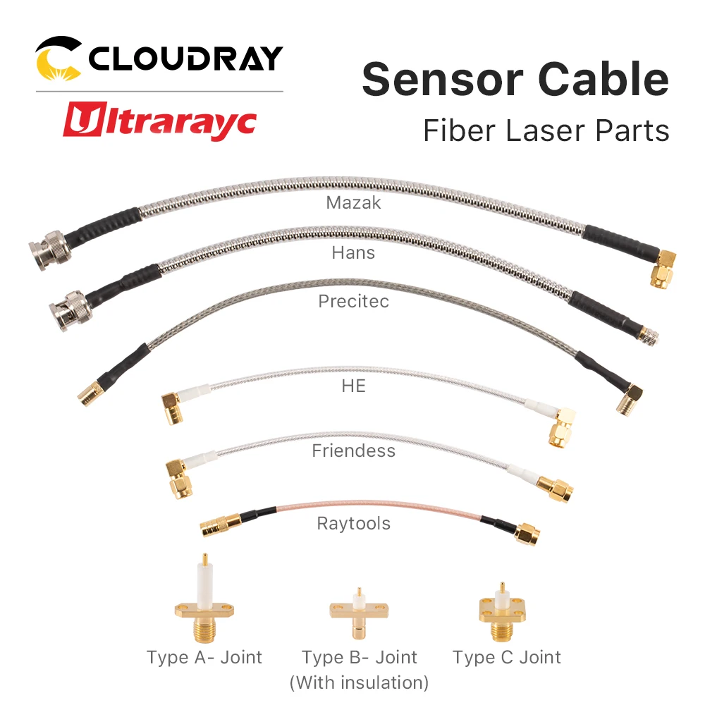 Ultrarayc Laser Sensor Cable Wire For Precitec Raytools Hans Optical Fiber Laser Amplifier Preamplifier Cutting Head Machine laser module,cnc tool sensor