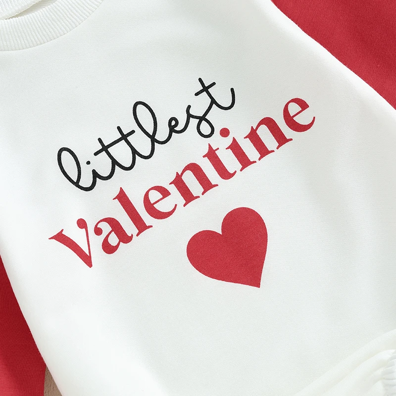 

Baby Boys Girls Romper Jumpsuit Long Sleeve Letter Heart Print Playsuit Valentine s Day Clothes