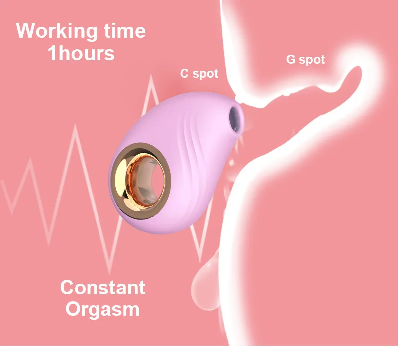 Silicone Clit Stimulator With Sucking And Tongue Licking Function_voghion.com