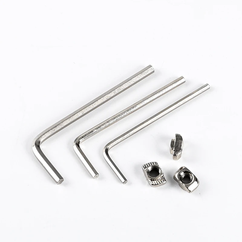 184pcs European standard T-nut block set aluminum profile accessories square slider nut