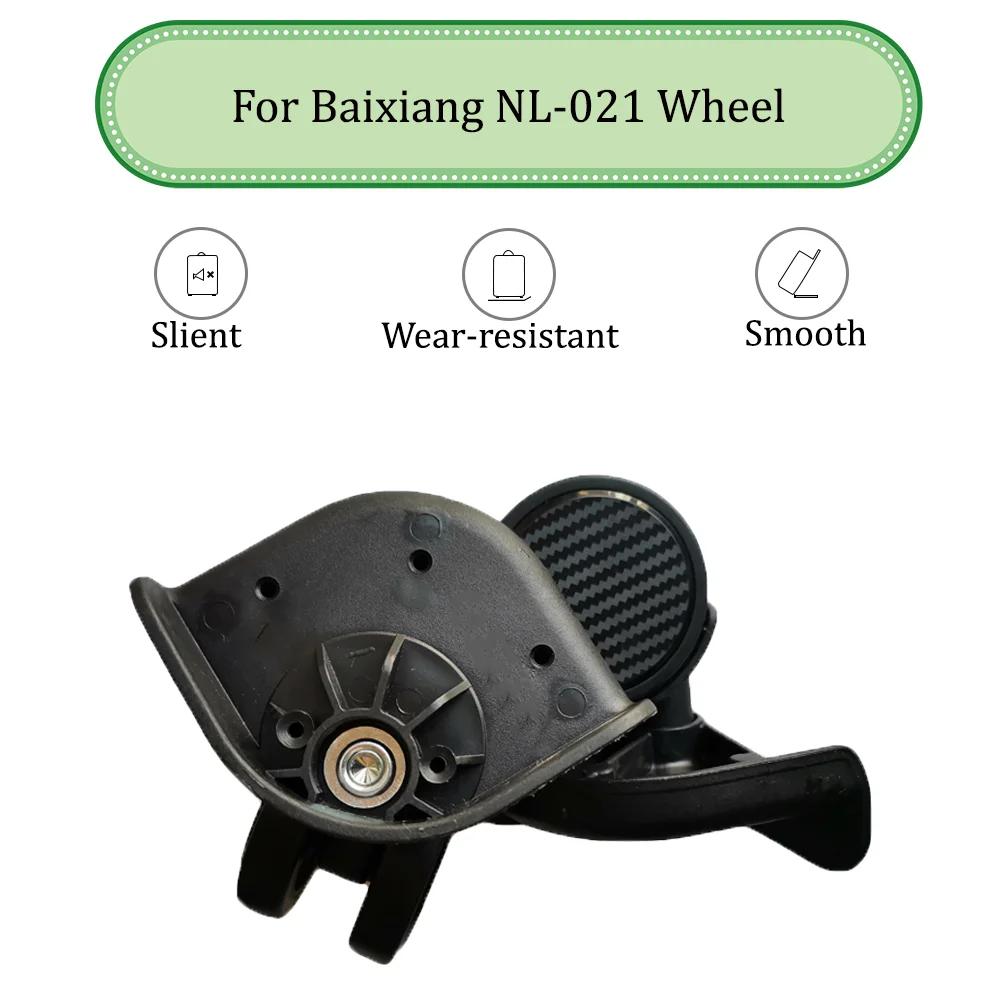 

For Baixiang NL-021 Universal Wheel Trolley Case Wheel Replacement Luggage Pulley Sliding Casters Slient Wear-resistant Repair