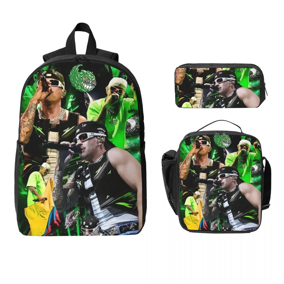 Feid Ferxxo 90s Rapper Rap Music Backpack Student Boy Girls BookBag ...