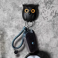 Hooks  Owl Magnetic Key Hook Auto Blinking Cute Hooks No Punch Storage Hooks Kitchen Home Wall Decoration Hooks 2