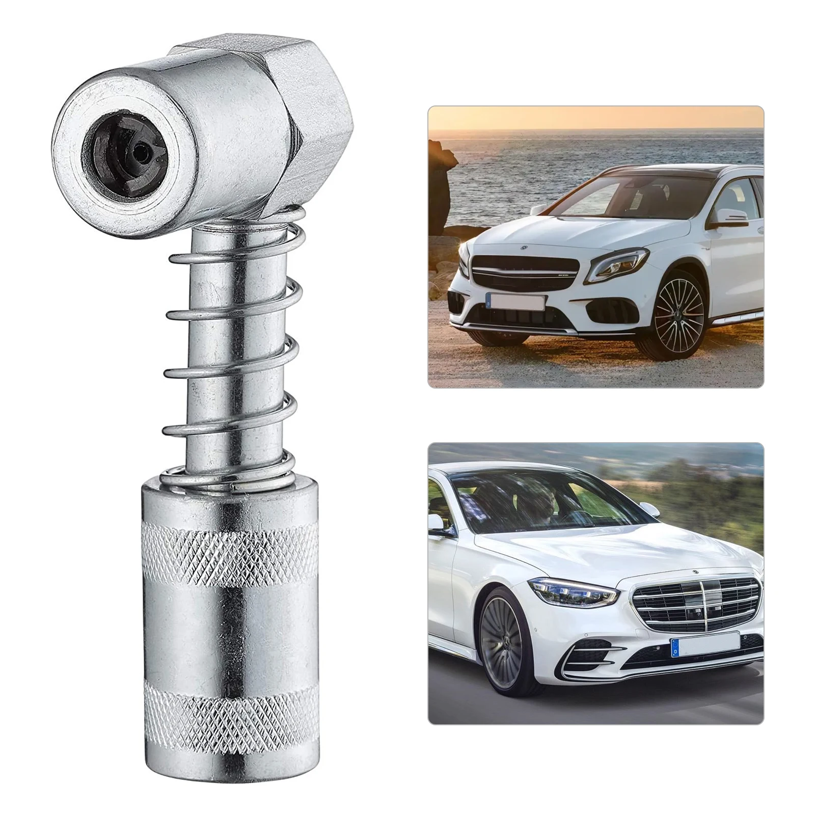 90 Degree Grease Coupler Grease Fitting Tool Coupler Adapter Fitting