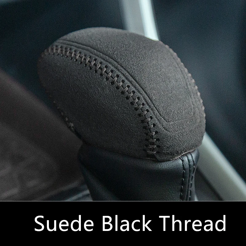Non-Slip Car Gear Shift Knob Cover Trim with Grip Handle