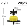 2L 4L 8L Dripper Micro Irrigation 2/4-way Arrow Dropper Connector Cross Water Splitter Emitter Drip Arrow Drip Irrigation System 5