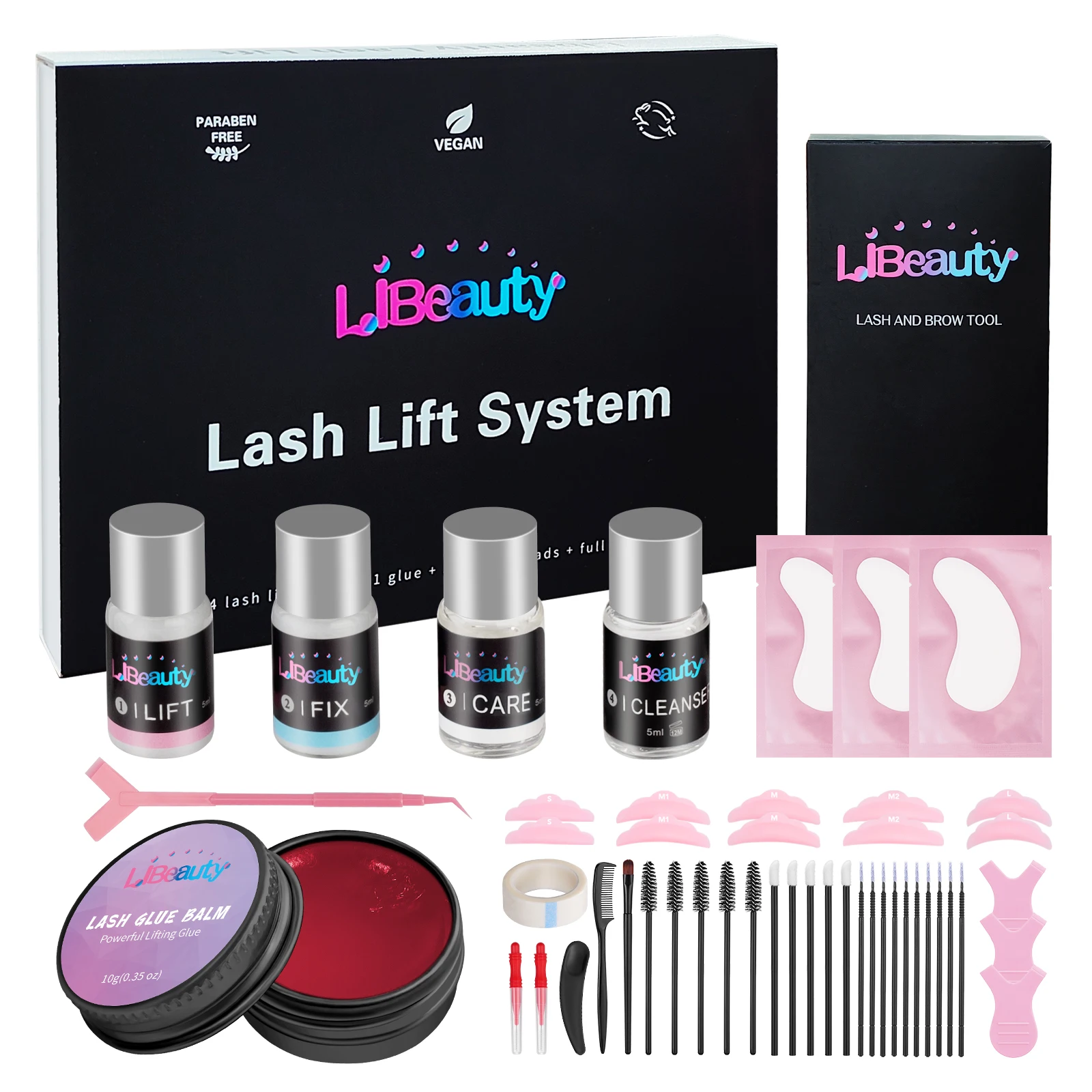 LibeautyFastLashLiftKitLashLiftEyelashLiftingEyelashEnhancer