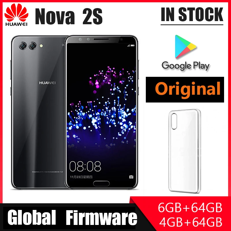 second hand iphone Smartphone Huawei Nova 2S Cellphone Dual SIM Solt Mobile Phone Dual Camera backmarket phones