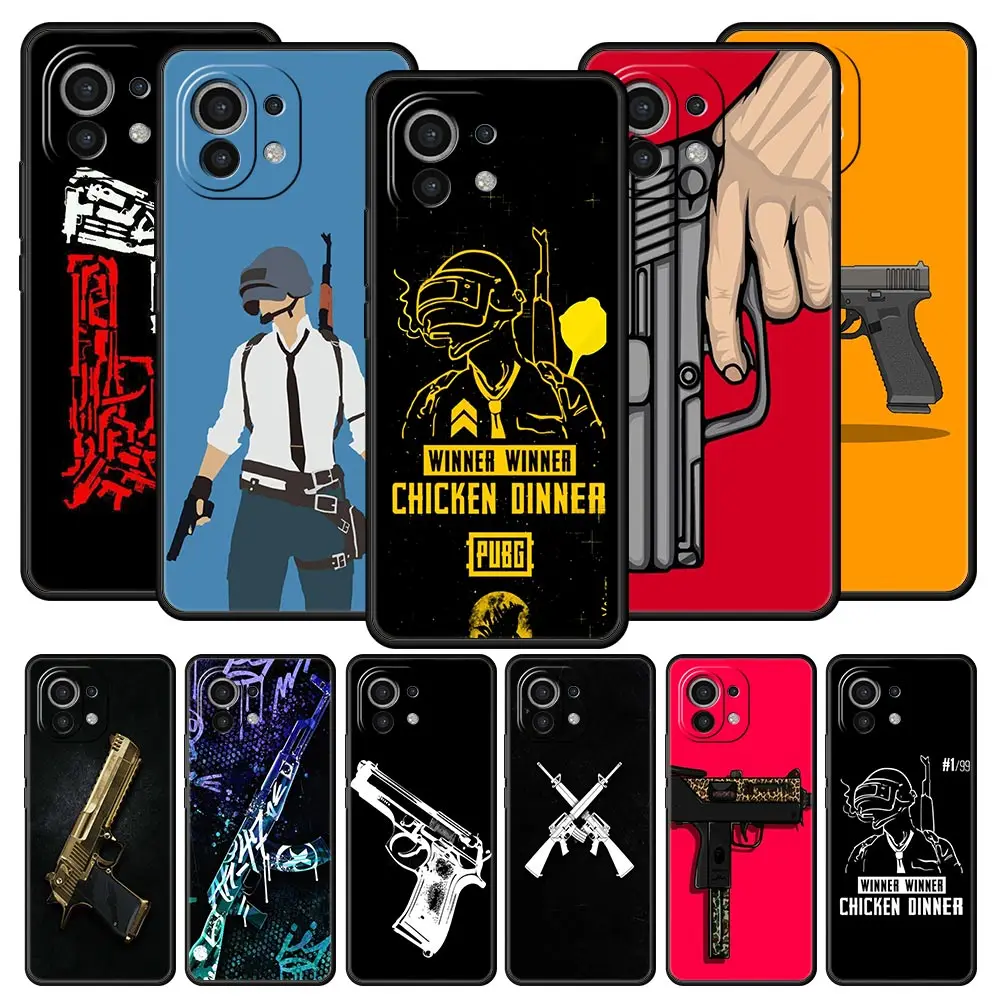 Cool Cartoon Gun Soft TPU Phone Case Cover