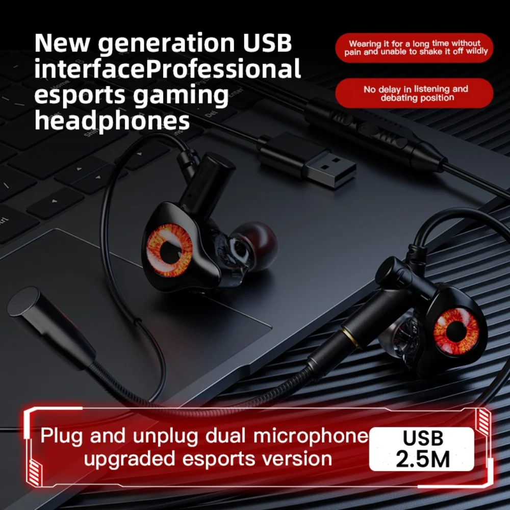 Multi-Platform Wired Gaming Headsets with Mic - Enhanced Bass Stereo Earbuds for Gamers