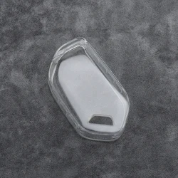 Premium TPU Car Key Cover Case - Sleek Protective Shell (Transparent)